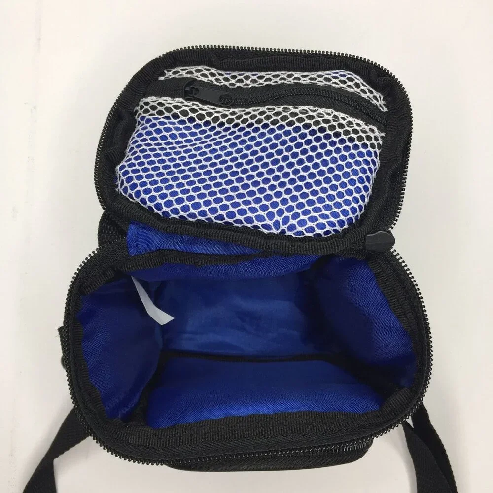 Case Logic Black Camera Bag Side Front Elastic Mesh Zipper Pockets Carry Strap